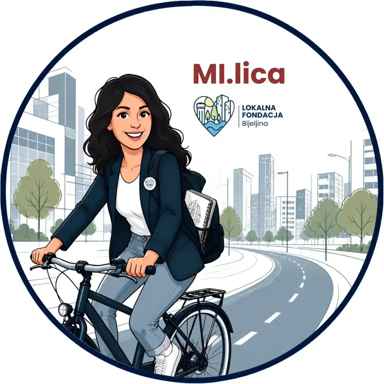 Komšinica Milica, digitalna pomoćnica MI platforme Lokalne fondacije Bijeljina.